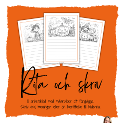 Rita och skriv - Halloween
