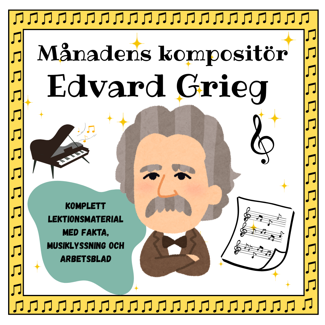 Månadens kompositör Edvard Grieg