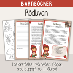 Barnboksveckan – Klassiska sagor – Sagan om Rödluvan – Läsförståelse - bild 1