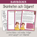 Barnboksveckan – Klassiska sagor – Skönheten och Odjuret – Läsförståelse - bild 1