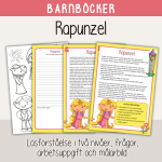 Barnboksveckan – Klassiska sagor – Rapunzel – Läsförståelse - bild 1