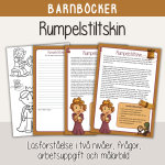 Barnboksveckan – Klassiska sagor – Rumpelstiltskin – Läsförståelse - bild 1