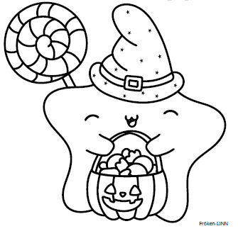 Färgläggningsbok, Halloween