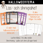 Halloween – Läs- och skrivpaket med Halloweentema - bild 1