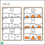 Nypkort – Geometri katt - bild 2