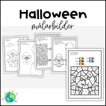 Halloween – Målarbilder - bild 1