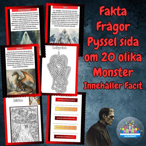 Spöken och Monster genom tiderna Hela Boken
