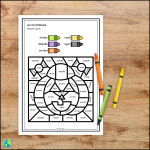 Halloween – Målarbilder - bild 2