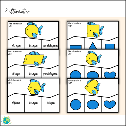 Nypkort - Geometri fisk