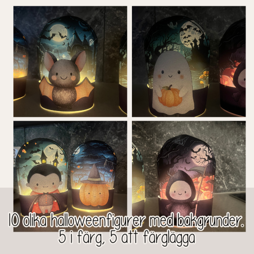 Halloween – Pyssla egna mysrysiga halloweenlyktor – Halloweenpyssel