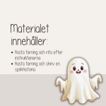 Halloween – Kasta tärning och skriv eller rita - bild 2