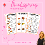 Thanksgiving Activity Pack - bild 1