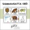 Sammansatta ord - pussel