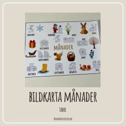 Bildkarta månader