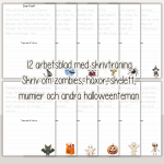 Halloween – Skrivträning med Halloweentema - bild 2