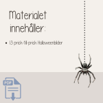 Halloween – Prick till prick - bild 3