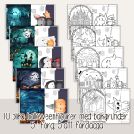 Halloween – Pyssla egna mysrysiga halloweenlyktor – Halloweenpyssel - bild 3