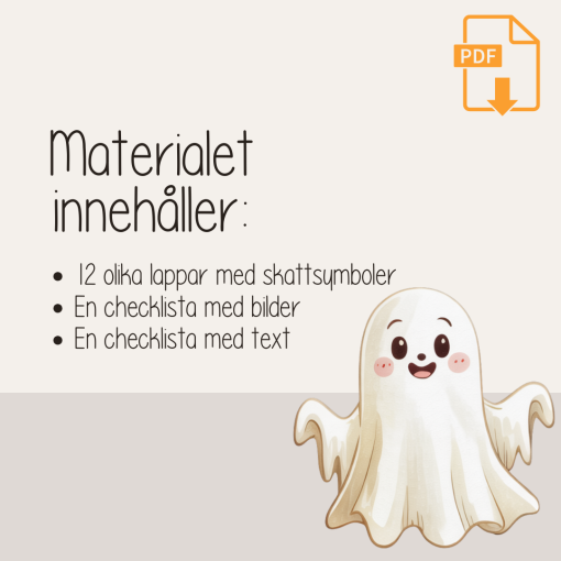 Halloween - Skattjakt med Halloweentema