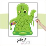 Vad har fastnat på slimemonstret? - bild 2