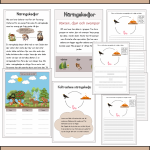 Paket- Höstema. Läs och skrivövningar i olika nivåer och SVA anpassad (59 sidor) - bild 3