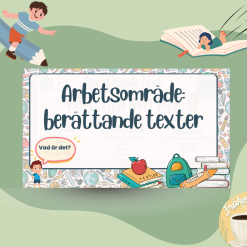 Berättande text presentation + startmeningar