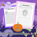 Halloween Aktivitetsbok Nr 4 - bild 1