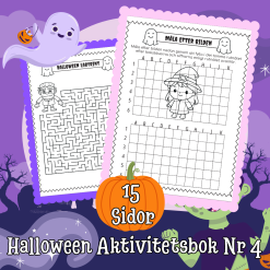 Halloween Aktivitetsbok Nr 4