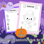 Halloween Aktivitetsbok Nr 5 - bild 1
