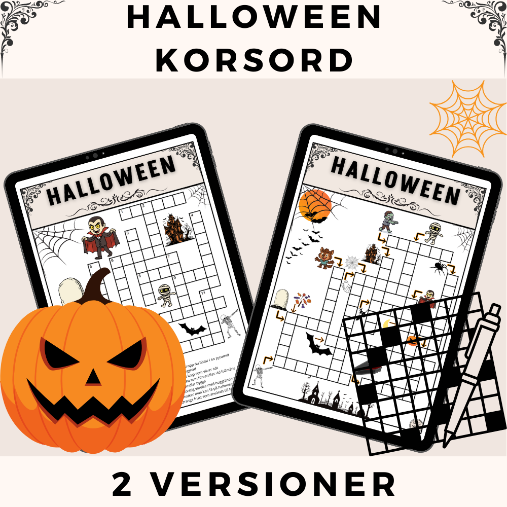 Halloween – Korsord