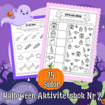 Halloween Aktivitetsbok Nr 7 - bild 1