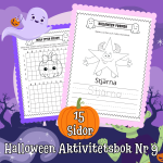 Halloween Aktivitetsbok Nr 9 - bild 1
