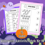 Halloween Aktivitetsbok Nr 10 - bild 1