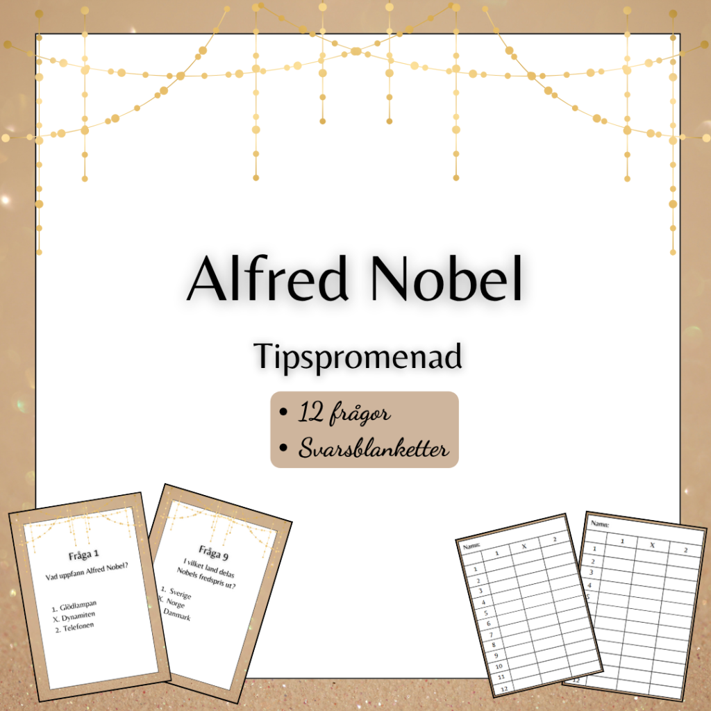Alfred Nobel – Tipspromenad