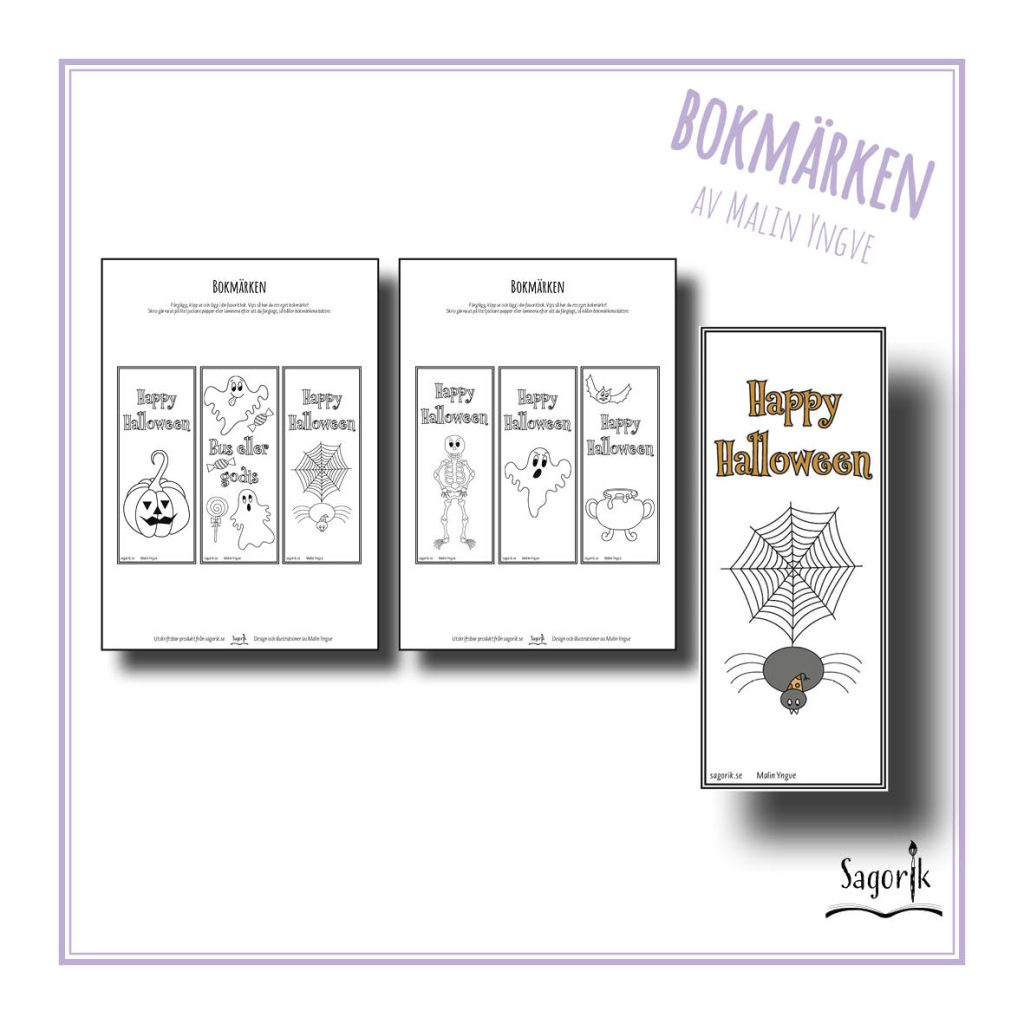 Bokmärken Halloween
