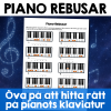Piano-Rebusar – ett roligt sätt att öva tonnamn på pianot!