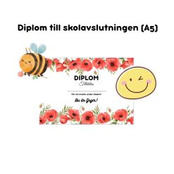 Diplom till skolavslutningen (A5)