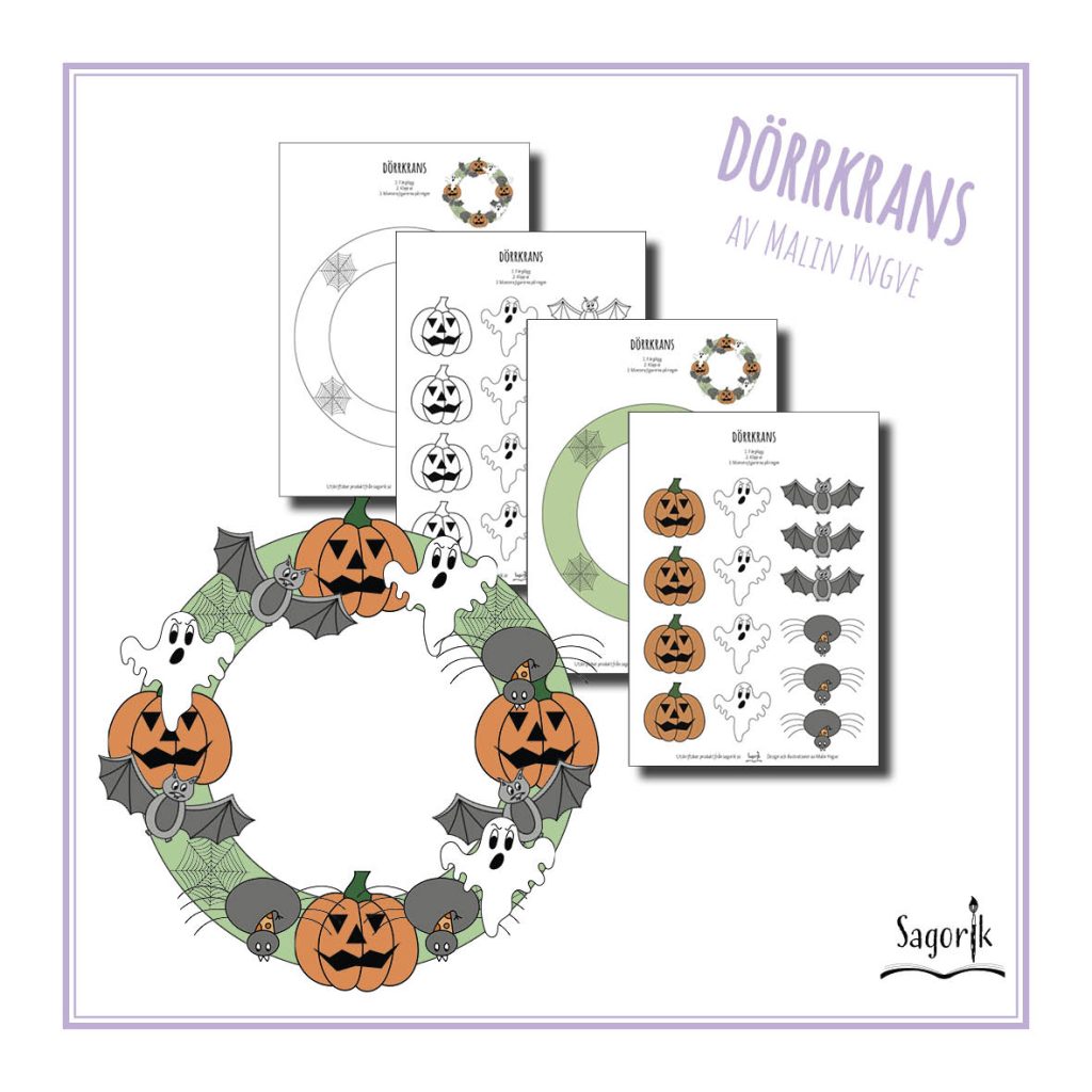 Dörrkrans Halloween