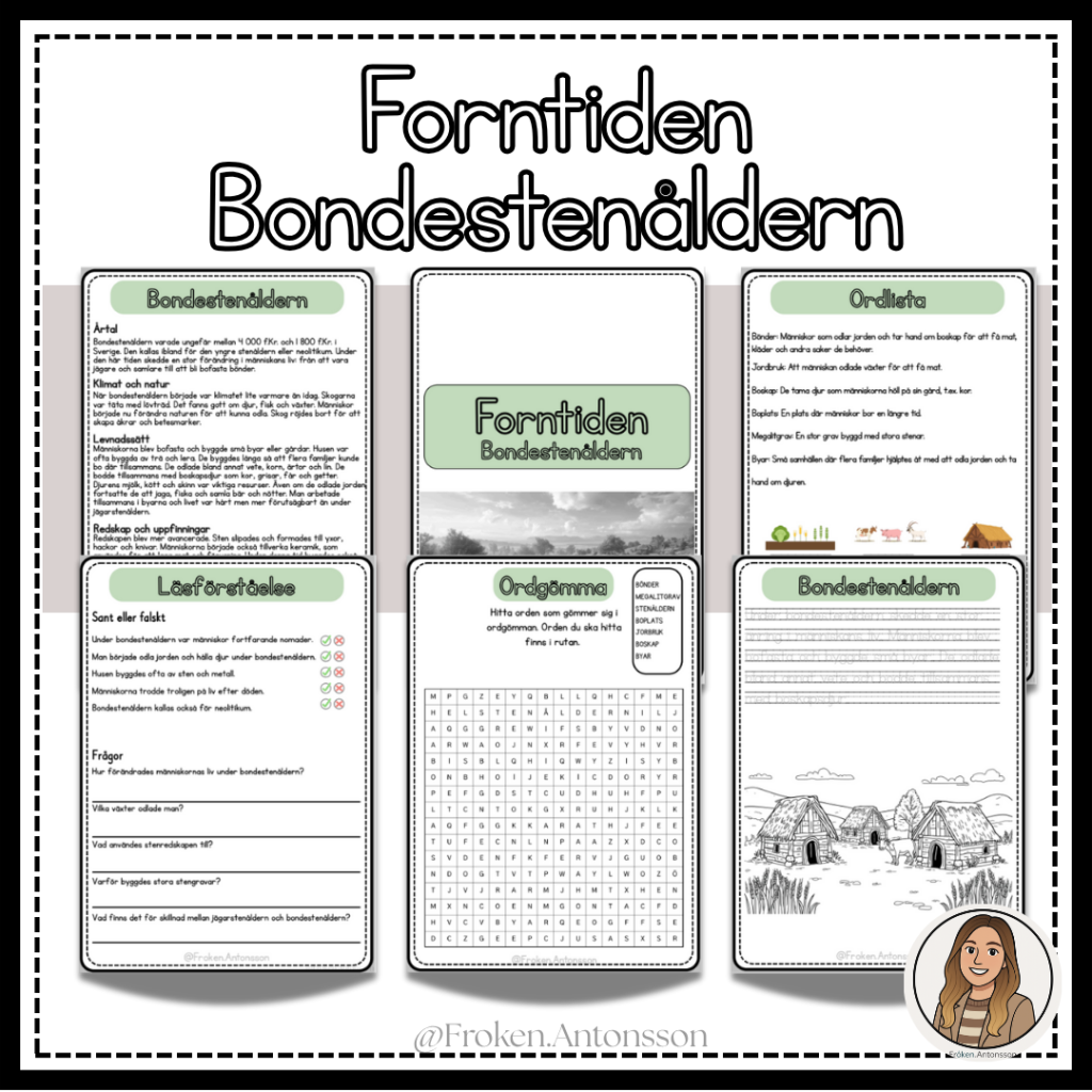 Forntiden – Bondestenåldern