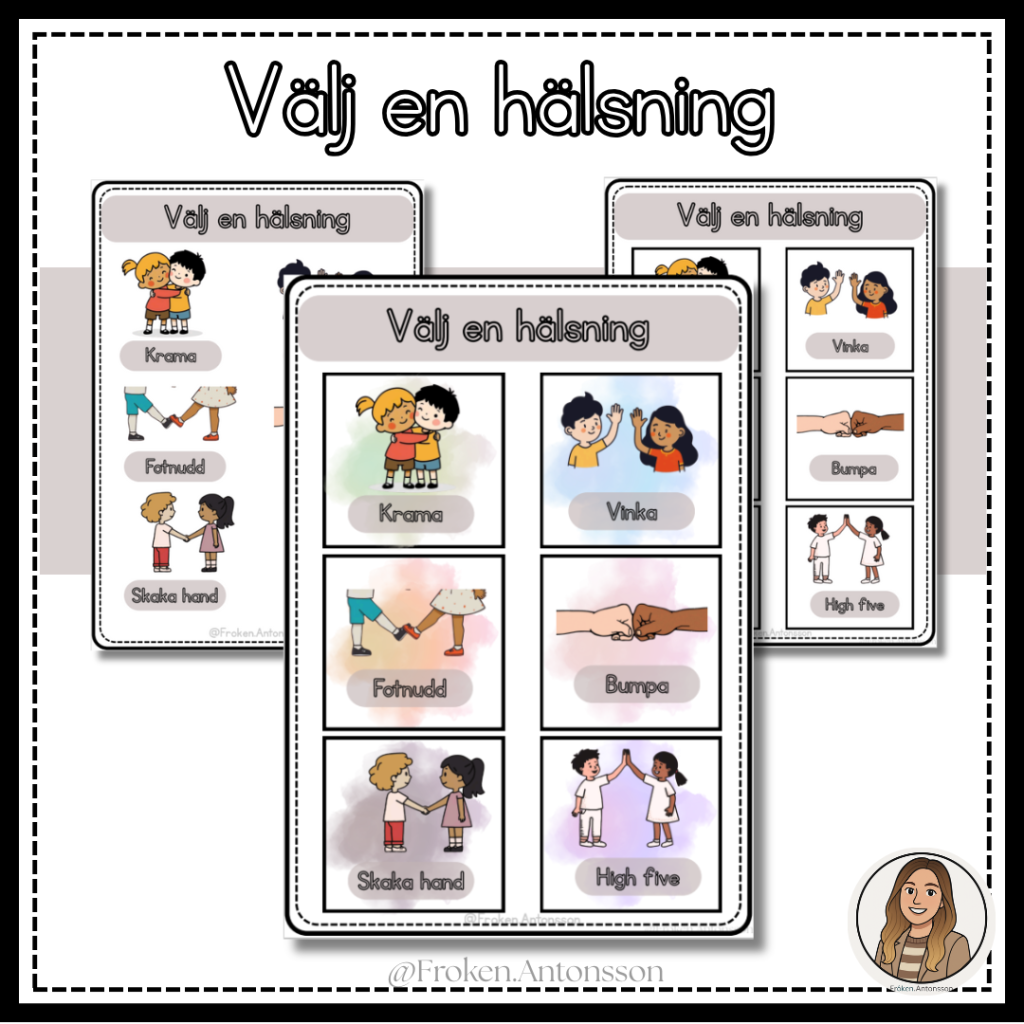 Välj en hälsning – svenska & engelska