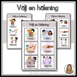 Välj en hälsning - svenska & engelska