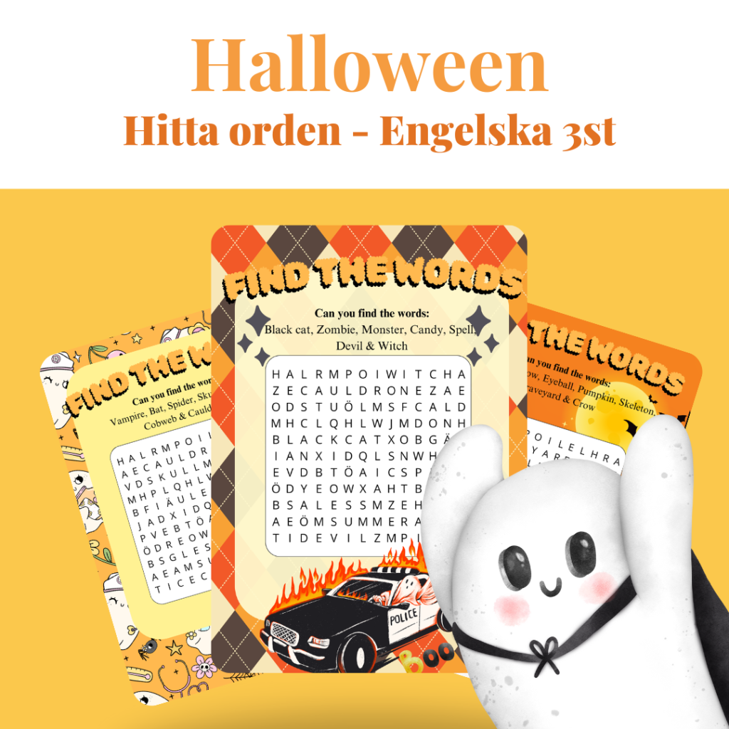 Hitta orden – Halloween