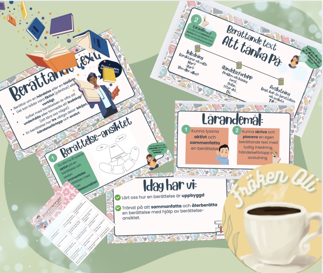 Berättande text presentation + startmeningar