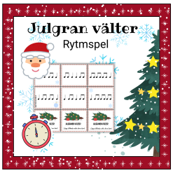 Julgranen välter! Ett roligt rytmspel