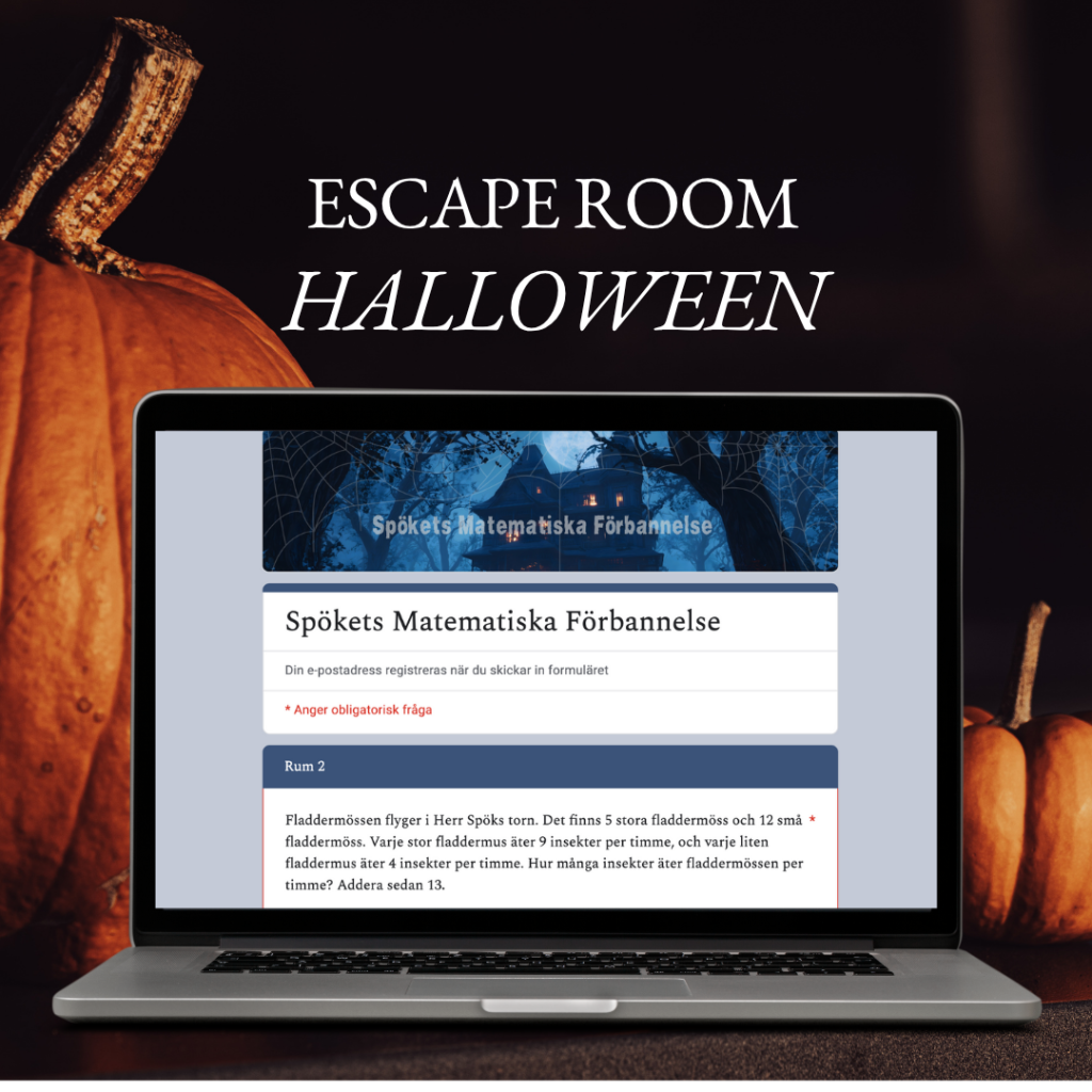 Escape room Spökets Matematiska Förbannelse