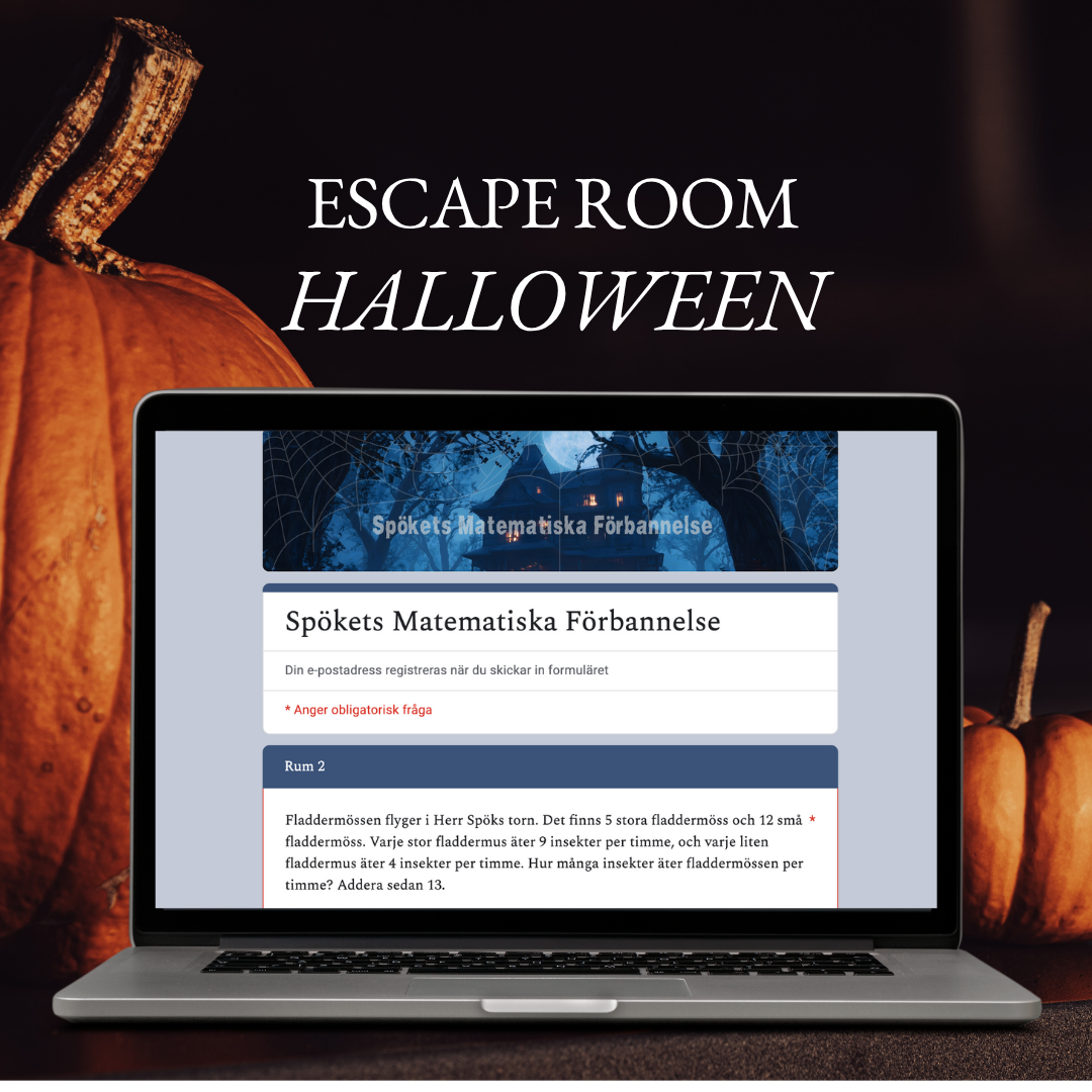 Escape room Spökets Matematiska Förbannelse