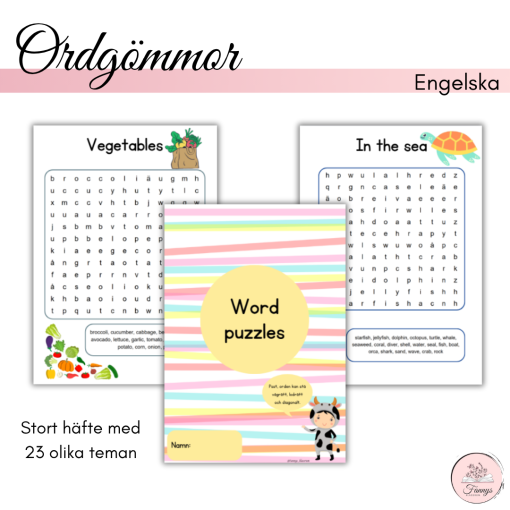 Ordgömmor engelska