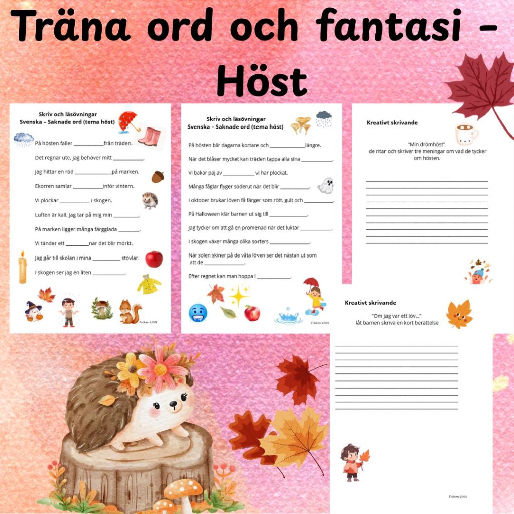 Träna ord och fantasi – Höst