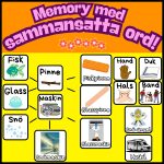 Memory med sammansatta ord! - bild 1