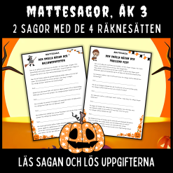 Mattesagor till Halloween – Den snälla häxan Milda!