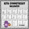 Halloween – Rita symmetriskt, 15 sidor